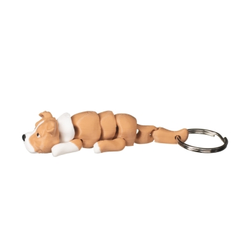 Amstaff brązowy - brelok do kluczy